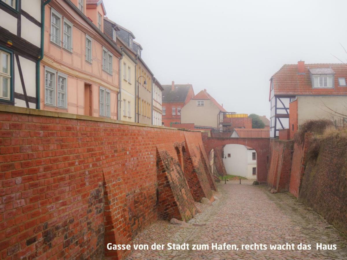 Ferienwohnung Haus zur Eselsbrücke Tangermünde Exterior foto